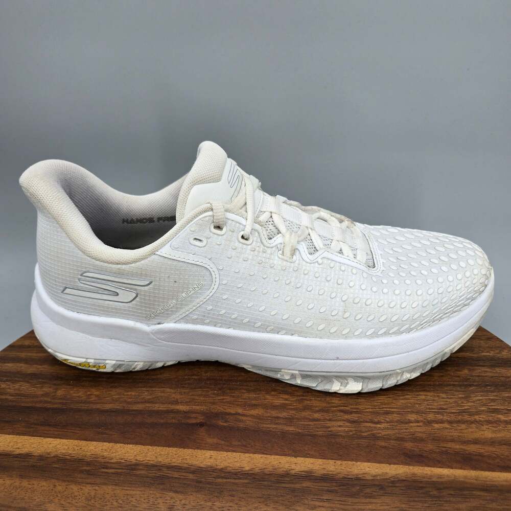 Skechers Viper Court Elite Shoes Mens 10.5 M White Pickleball Tennis Sneakers